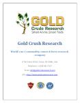 Gold Crude Research Review PowerPoint PPT Presentation