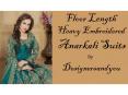 Party Wear Anarkali Suits Designs | Long Indian Designer Anarkalis Gown Dresses | Designersandyou
