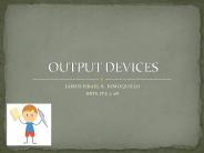 OUTPUT DEVICES