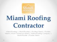 Miami Roofing Contractor - www.miamiroofing.com
