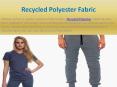 Recycled Polyester Fabric