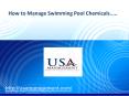 How to Manage Swimming Pool Chemicals PowerPoint PPT Presentation