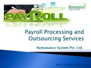 Payroll Processing and Outsourcing Services in India