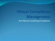 Anti-Money Laundering Compliance