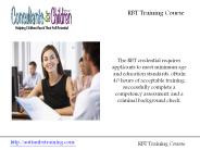 RBT Training Course