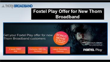 NBN Ready Wifi Modem | Thorn  Broadband