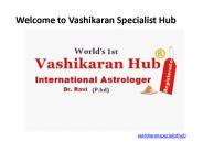 Services offer by Vashikaran Specialist Hub