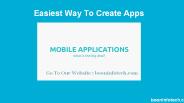 The Best Mobile App Builder For You