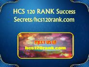 HCS 120 RANK Success Secrets/hcs120rank.com
