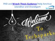 M.tech Thesis help in Chandigarh