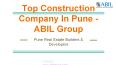 Top Construction Companies in Pune | ABIL Group PowerPoint PPT Presentation