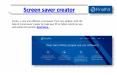 Screen saver creator (1) PowerPoint PPT Presentation