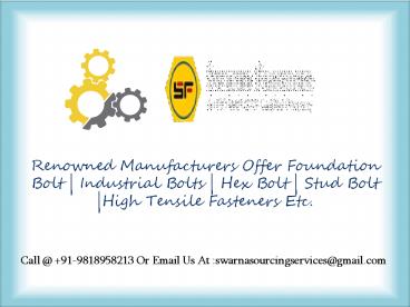 High Tensile Fasteners Manufacturers (2)