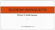 Top Banquet Hall in Kolkata - Sudesh Banquets