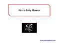 Host a Baby Shower PowerPoint PPT Presentation
