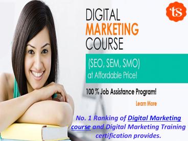 Best Digital Marketing Training Institute