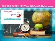 SEC 420 TUTOR  It's Your Life/sec420tutor.com