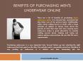 Benefits of Purchasing Men's Underwear Online PowerPoint PPT Presentation