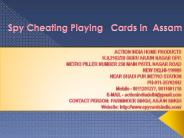 Spy Cheating Playing Cards in  Assam
