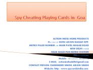Spy Cheating Playing Cards in  Goa