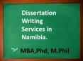 (MBA.PhD) Dissertation Thesis Writing Services in Namibia PowerPoint PPT Presentation