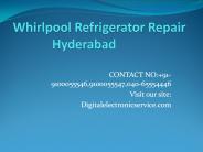 Whirlpool Refrigerator Repair Center in Hyderabad (1)