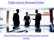 How to Trade License Renewal Online