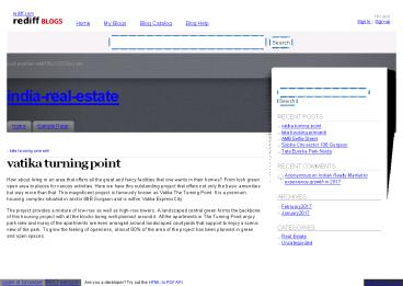 vatika turning point