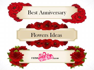 Anniversary Gifts Online