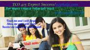 ECO 415 Expect Success/uophelp.com