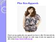 Fashion plus Size Clothes