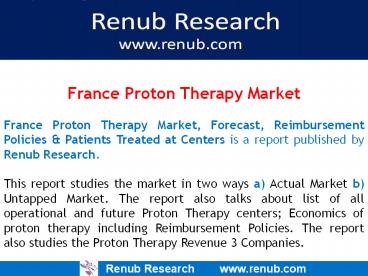 France Proton Therapy Market