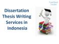Dissertation Thesis Writing Services in Indon PowerPoint PPT Presentation