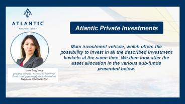 Private Investments Gibraltar-Atlantic Financial Group
