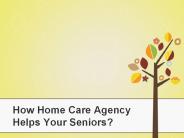 How Home Care Agency Helps Your Seniors?