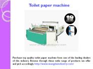 Hand towel machine
