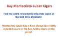 Buy Montecristo Cigars