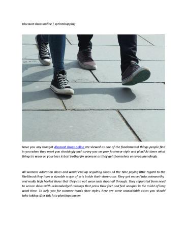 Discount shoes online | sprintshopping