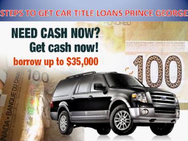 car title loans prince george