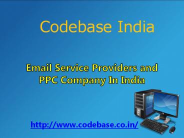 Email Service Providers and PPC Company In India