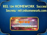 REL 134 HOMEWORK  Success Secrets/ rel134homework.com