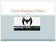 Hunting Clothing Sale