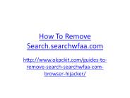 How To Remove Search.searchwfaa.com