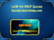 LAW 575 HELP Success Secrets/law575help.com