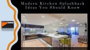 Modern Kitchen Splashback Ideas you should know