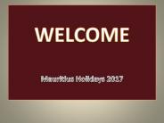 Mauritius Holiday Packages in 2017