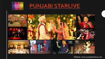 Punjabi StarLive - Best Event Management Company