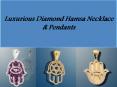 Beautiful Diamond Hamsa Necklace & Pendants