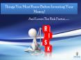Things You Must Know Before Investing Your Money! PowerPoint PPT Presentation