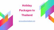 Holiday Packages to Thailand